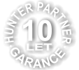 10 let záruka pro Hunter Partnery 